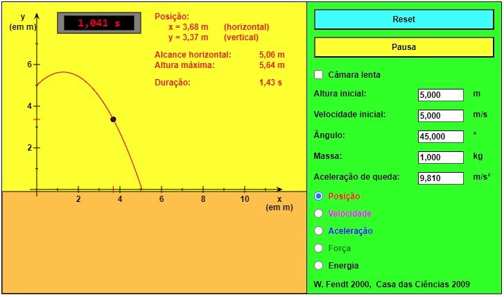Movimento dos Proj�teis