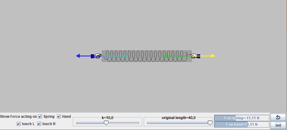 Verificando a Lei da A��o e Rea��o