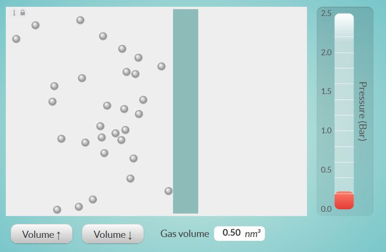 Rela��o entre Volume e Press�o em Gases